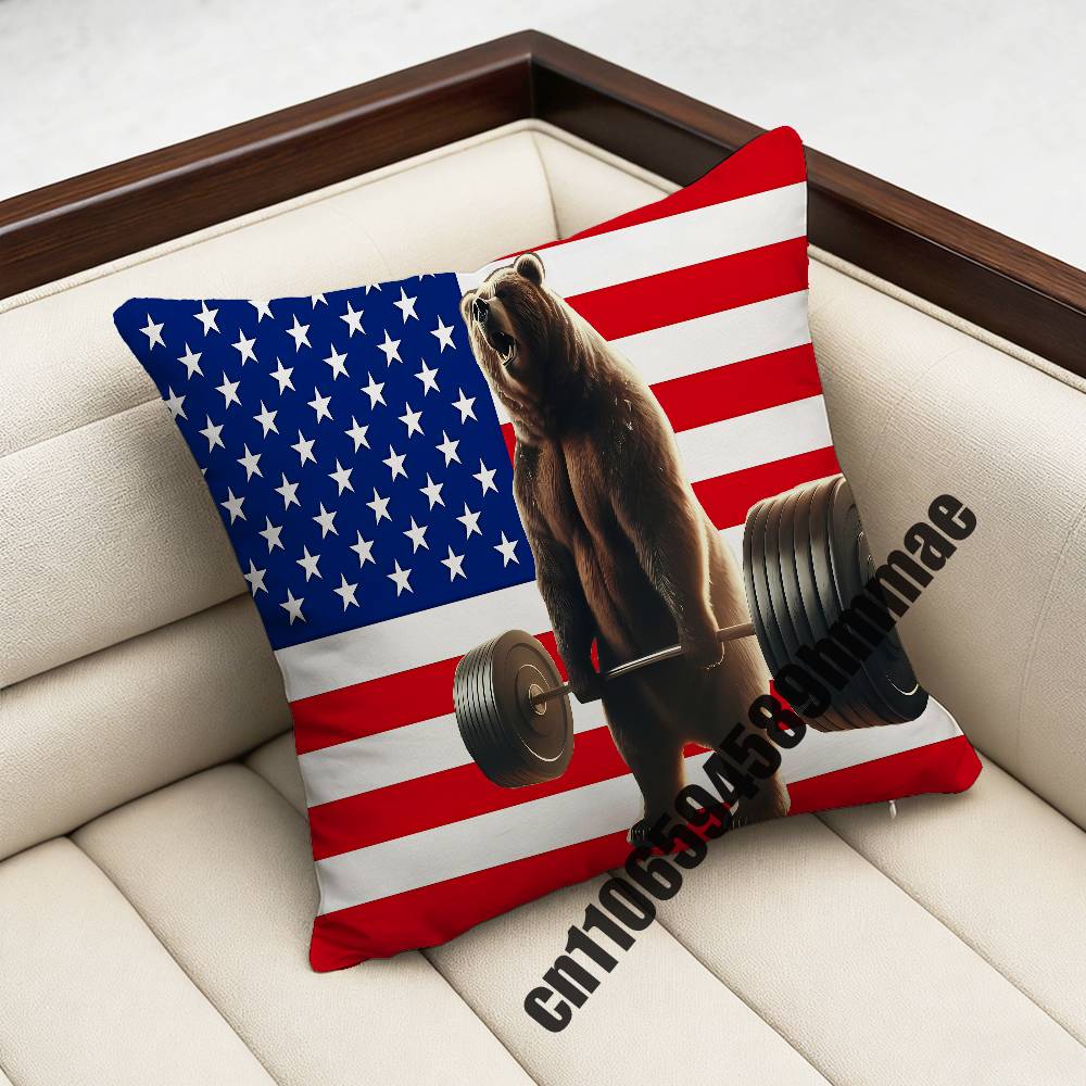 Monkey Bear Gorilla Barbell Gym America USA Throw Pillow Case Sham For 45x45cm 40x40cm Square Car Pillowcase Pad Cushion Cover 30x30cm
Monkey Bear Gorilla Barbell Gym America USA Throw Pillow Case Sham For 45x45cm 40x40cm Square Car Pillowcase Pad Cushion Cover 30x30cm