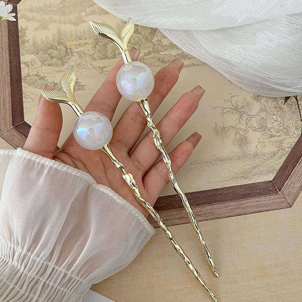 Заколка для волос для девочек, корейский стиль, палочки для волос Hanfu, китайская вилка для волос, женские шпильки «рыбий хвост» с жемчугом
Заколка для волос для девочек, корейский стиль, палочки для волос Hanfu, китайская вилка для волос, женские шпильки «рыбий хвост» с жемчугом