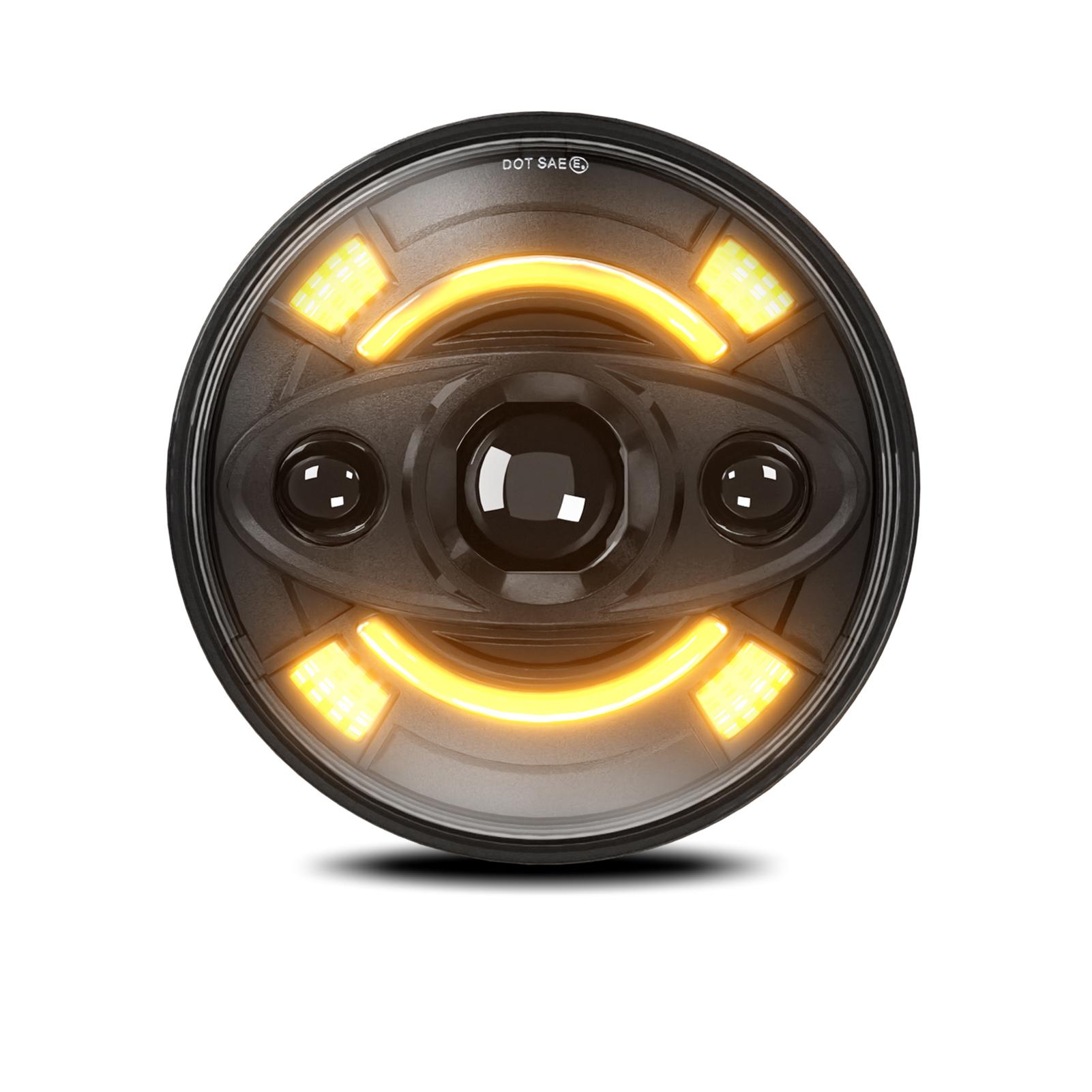 1 шт. 7-дюймовая светодиодная фара с HiLo Beam, DRL и поворотником, водонепроницаемая 7-дюймовая круглая фара чёрный
1 шт. 7-дюймовая светодиодная фара с HiLo Beam, DRL и поворотником, водонепроницаемая 7-дюймовая круглая фара чёрный