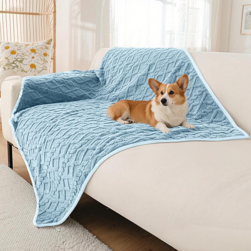 Waterproof & Scratch-Resistant Pet Blanket - Heavy Fleece Non-Slip Couch Cover for Cats and Dogs, Reversible Protector for Bed 50x70cm синій
Waterproof & Scratch-Resistant Pet Blanket - Heavy Fleece Non-Slip Couch Cover for Cats and Dogs, Reversible Protector for Bed 50x70cm синій