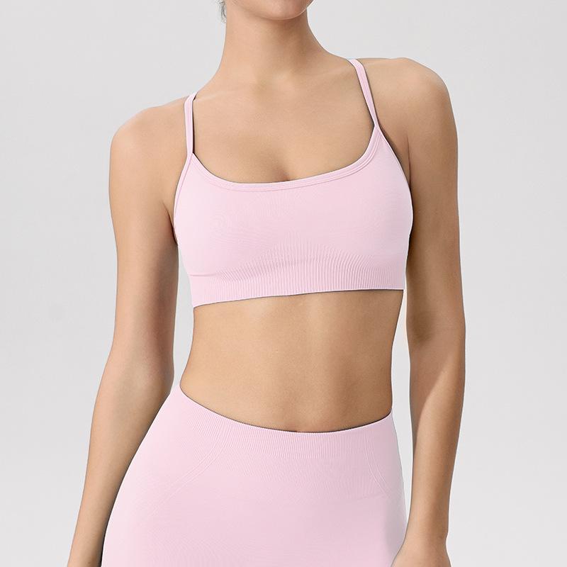 Женский ударопрочный спортивный бюстгальтер для фитнеса с тонкими бретелями для йоги и бега Large светло-розовый
Женский ударопрочный спортивный бюстгальтер для фитнеса с тонкими бретелями для йоги и бега Large светло-розовый