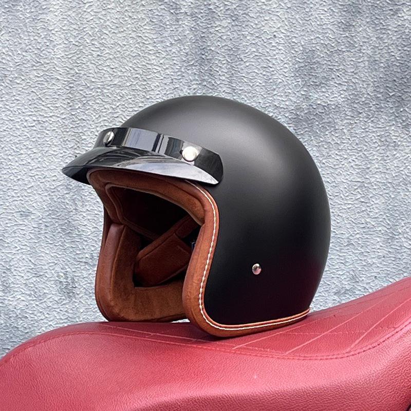ORZ Vintage helmets for men and women3C Certified Electric Motorcycle3/4Half helmet for all seasons, personalized for couples M матовый черный
ORZ Vintage helmets for men and women3C Certified Electric Motorcycle3/4Half helmet for all seasons, personalized for couples M матовый черный