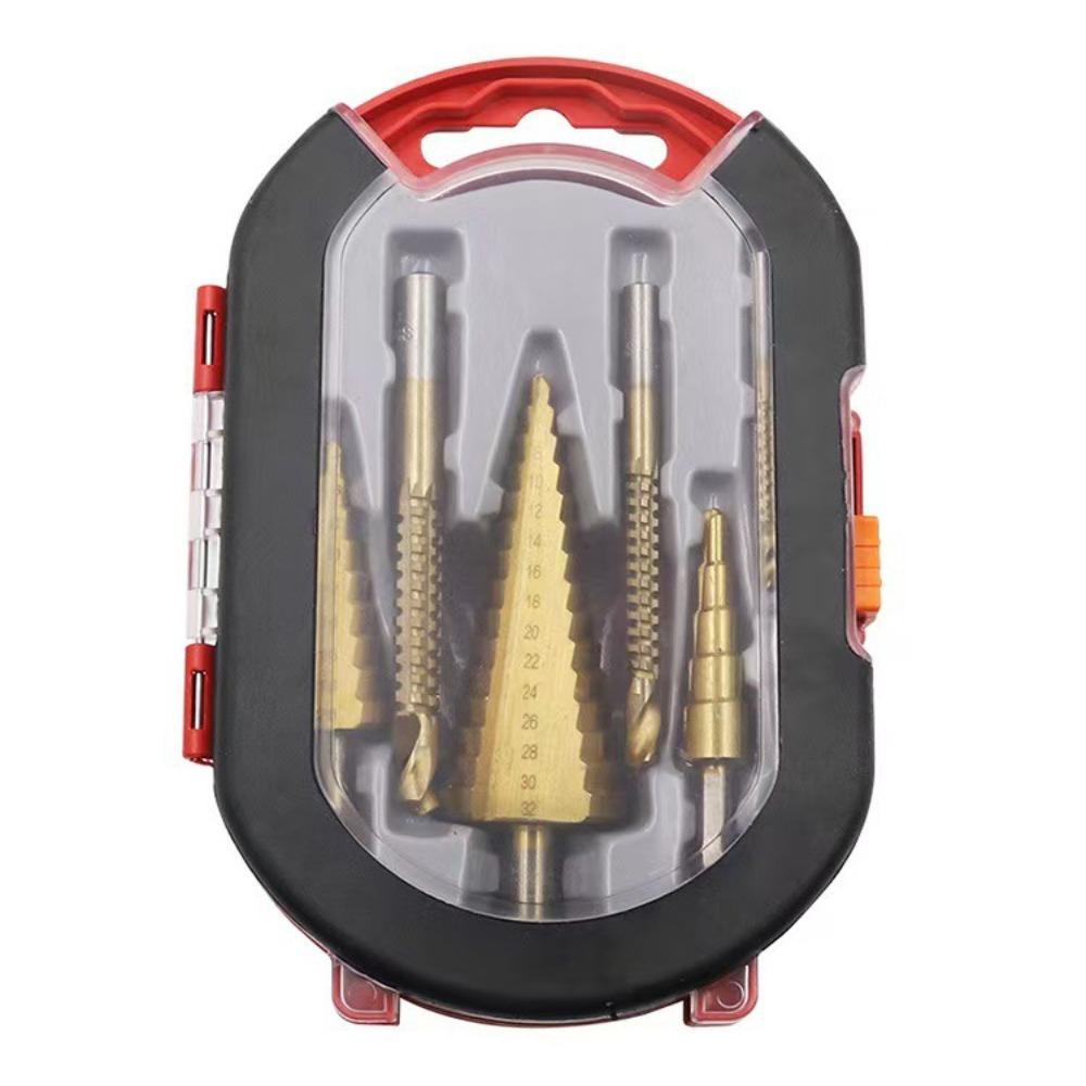Precision Tools Premium Titanium Step Drill Bit Set Gold Multi-Size Core Hole Opener Step Drill Bit Drilling Applications золотий
Precision Tools Premium Titanium Step Drill Bit Set Gold Multi-Size Core Hole Opener Step Drill Bit Drilling Applications золотий