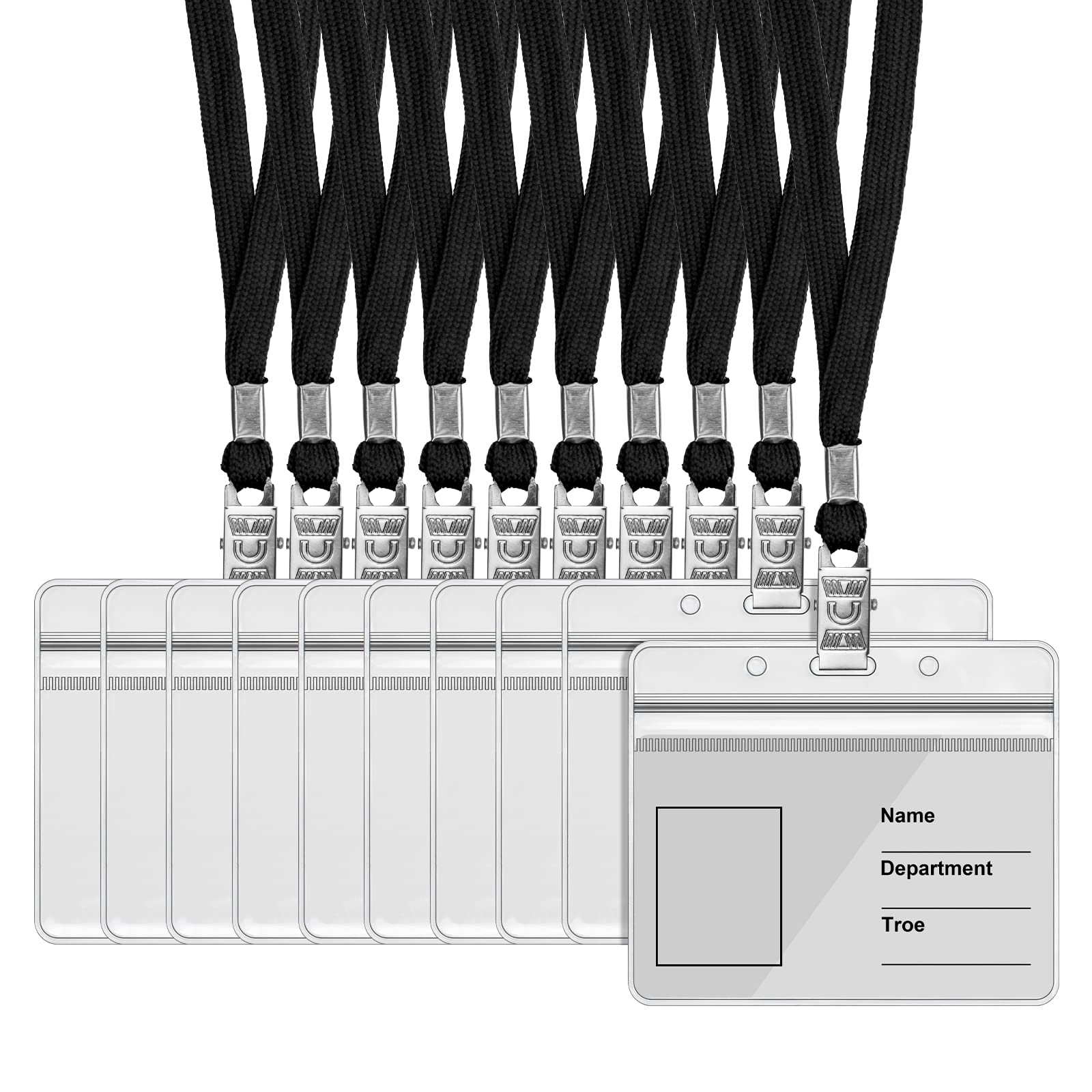 Chouiery Name 35 ID Card Neck Horizontal Hanging Name Tag Name Tag Card Neck Double Transparent Color Name Card Neck Business Employee Card Pass
Chouiery Name 35 ID Card Neck Horizontal Hanging Name Tag Name Tag Card Neck Double Transparent Color Name Card Neck Business Employee Card Pass