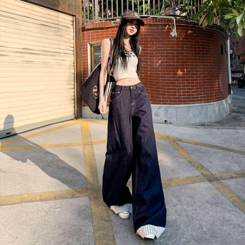 Women s Summer Retro Loose Wide-Leg Denim Pants with Stripe Patchwork Design XL
Women s Summer Retro Loose Wide-Leg Denim Pants with Stripe Patchwork Design XL