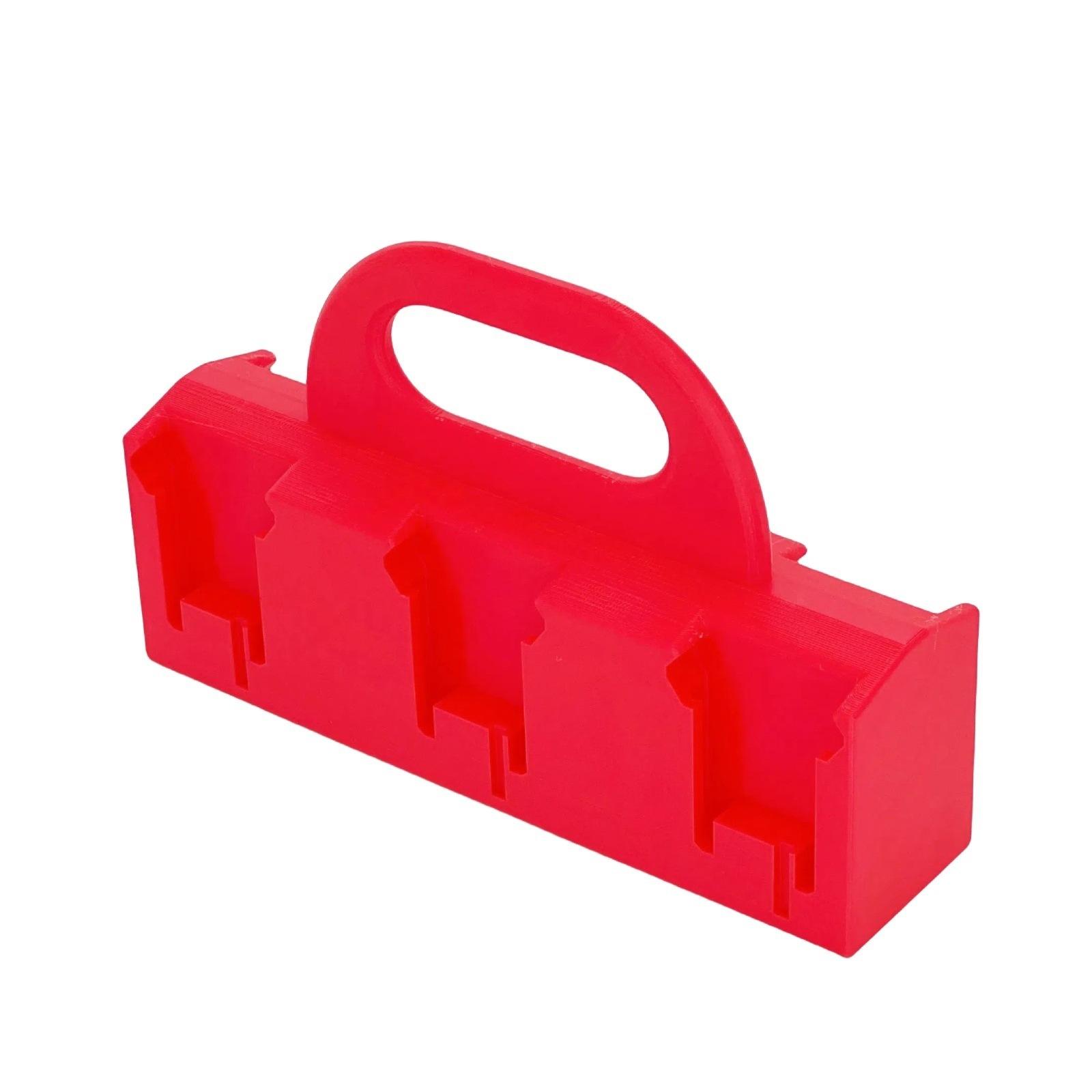 1pc Battery Holder For 14V 18V Batteries For Workbenches Garages Battery Storage Case Tools Parts Accessories One Size
1pc Battery Holder For 14V 18V Batteries For Workbenches Garages Battery Storage Case Tools Parts Accessories One Size