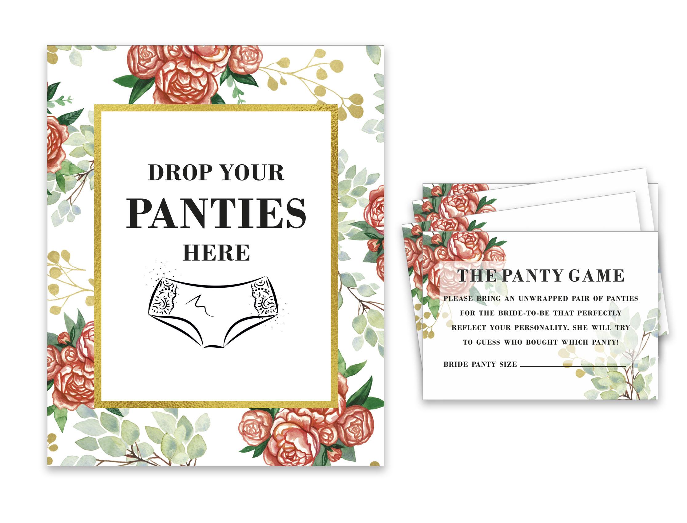 Inkdotpot White Drop Your Panties Девичник Игра в трусики Цветочный свадебный душ Игра 1 SignA 30 Размер 3.5 x 2.5 Inches белый
Inkdotpot White Drop Your Panties Девичник Игра в трусики Цветочный свадебный душ Игра 1 SignA 30 Размер 3.5 x 2.5 Inches белый