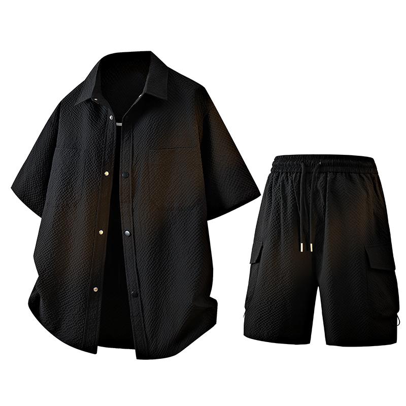 Summer Men s Clothing Set, Men s Summer Loose Short Casual Sports Set, Men s Two-piece Set M чорний
Summer Men s Clothing Set, Men s Summer Loose Short Casual Sports Set, Men s Two-piece Set M чорний