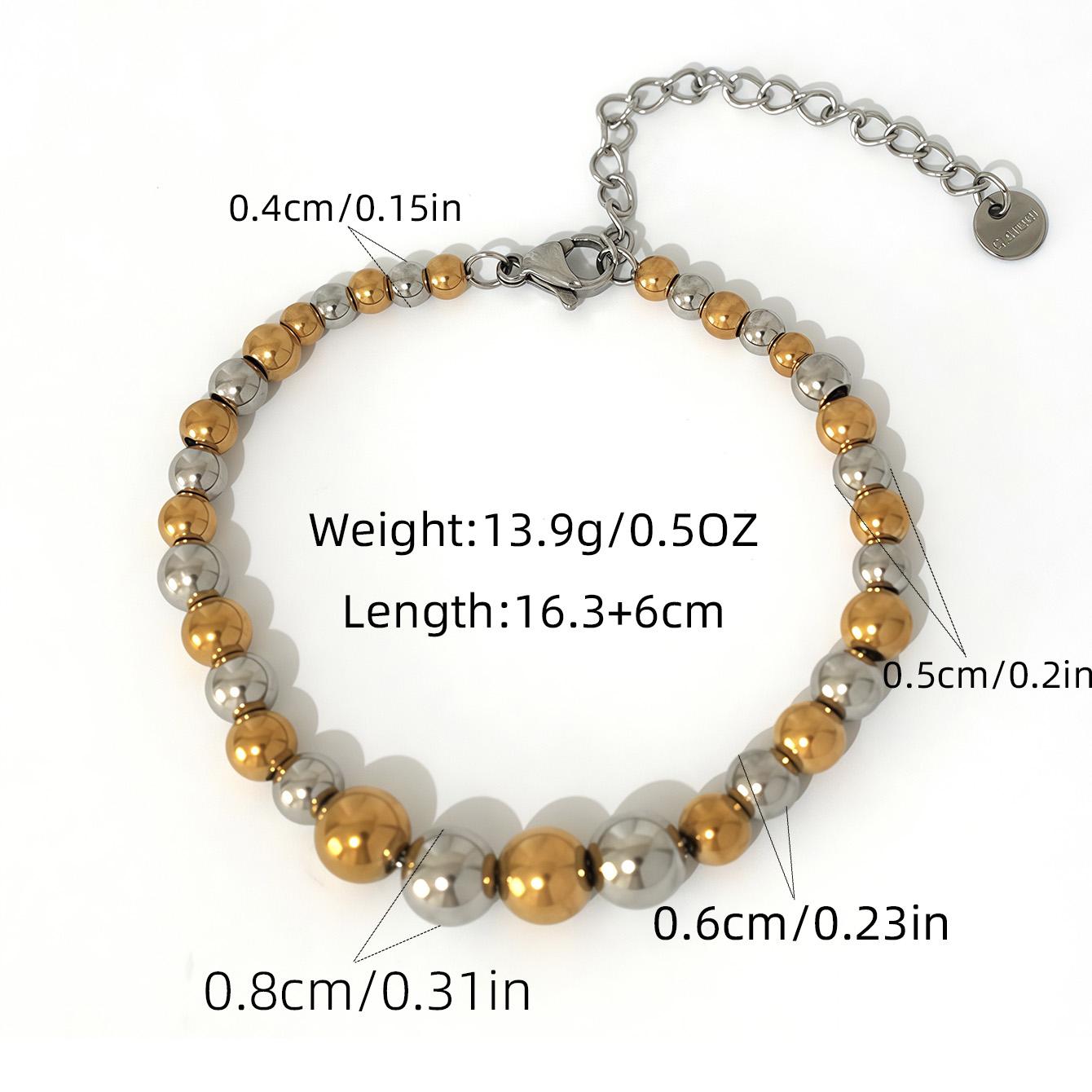 Two Tone Geometric Design Stainless Steel Ring Bracelet Zircon Set 18K Gold Plated Waterproof Zircon For Vacation Seaside Etc resizable
Two Tone Geometric Design Stainless Steel Ring Bracelet Zircon Set 18K Gold Plated Waterproof Zircon For Vacation Seaside Etc resizable