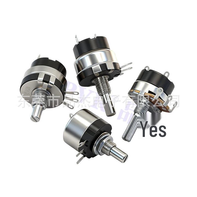 High-Power 25 Ohm Wirewound Potentiometer with Switch
High-Power 25 Ohm Wirewound Potentiometer with Switch
