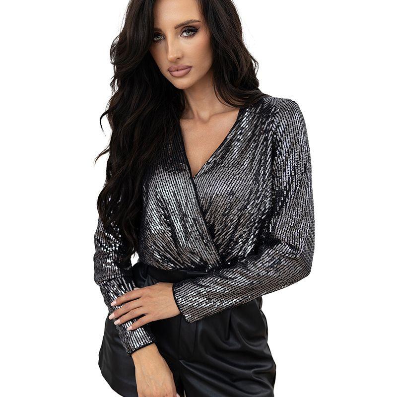 Американский Shiying Осенний Новый Поступление Блестящая Сетка Треугольный Комбинезон Женский 2025 Модный Комбинезон с Длинным Рукавом Женский Black Size XL fit (70.00 kg-75.00 kg
Американский Shiying Осенний Новый Поступление Блестящая Сетка Треугольный Комбинезон Женский 2025 Модный Комбинезон с Длинным Рукавом Женский Black Size XL fit (70.00 kg-75.00 kg