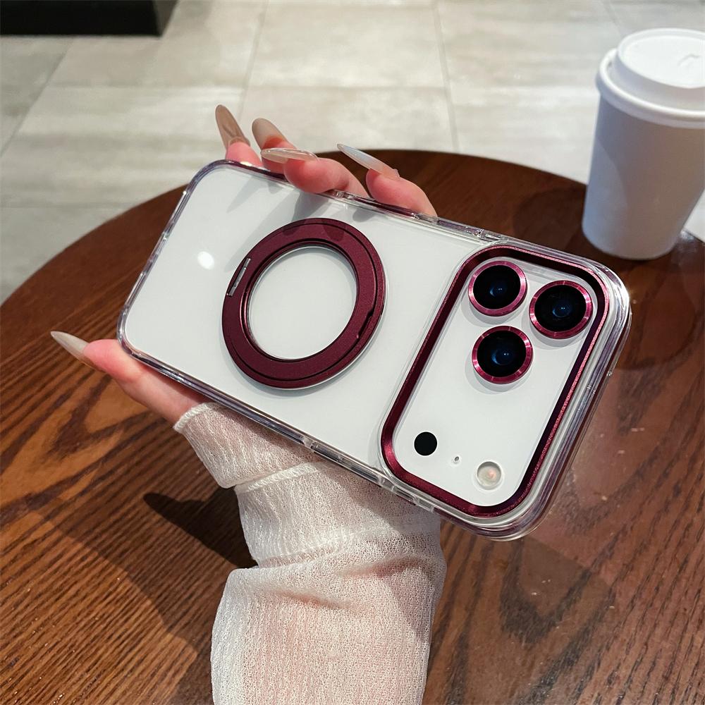 For iPhone 17 Air 16 Pro Max Transparent For Magsafe Magnetic Rotating Holder Stand Case For iPhone 12 13 14 15 Plus Frame Cover iPhone 15
For iPhone 17 Air 16 Pro Max Transparent For Magsafe Magnetic Rotating Holder Stand Case For iPhone 12 13 14 15 Plus Frame Cover iPhone 15