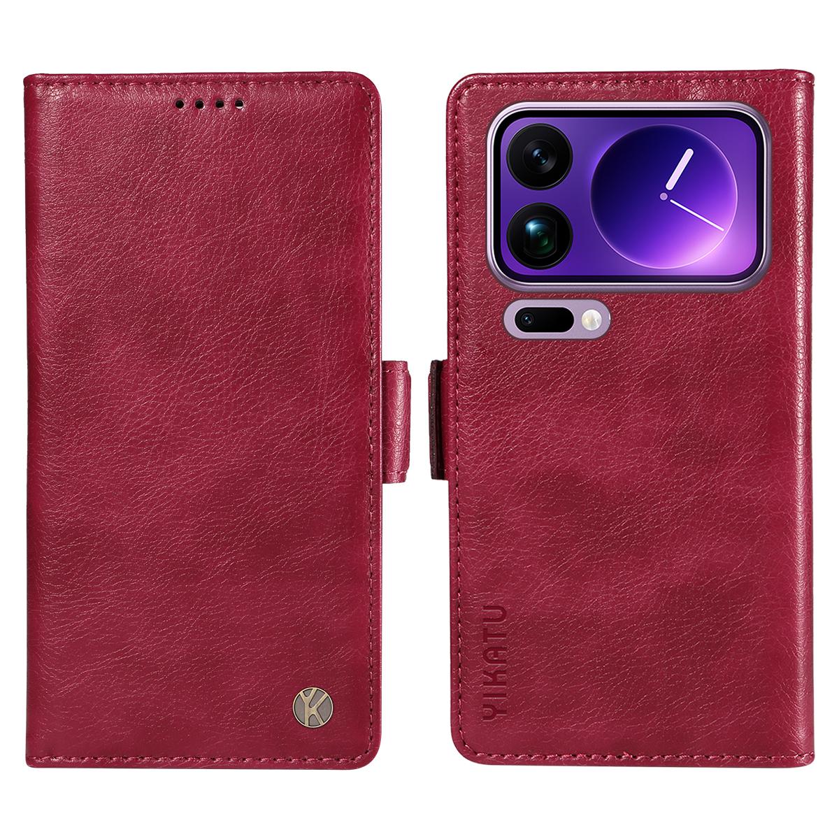 For Xiaomi 17 Pro Max Case YIKATU YK-007 Litchi Texture PU Leather Wallet Phone Cover
For Xiaomi 17 Pro Max Case YIKATU YK-007 Litchi Texture PU Leather Wallet Phone Cover