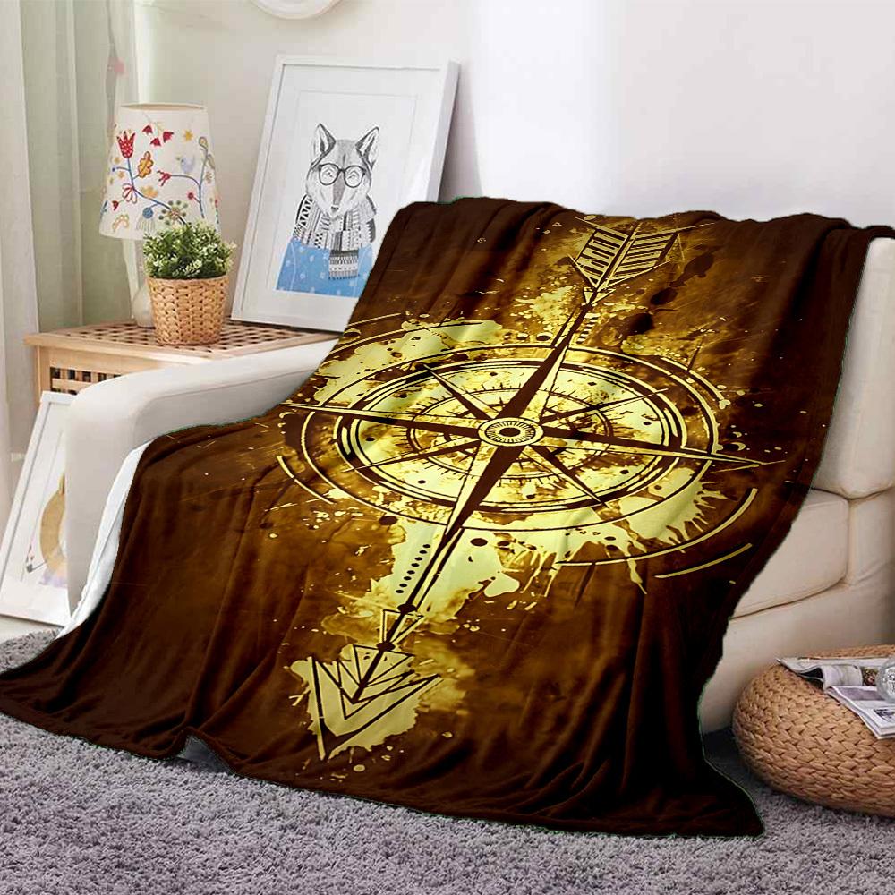 1pc Compass Arrow Blanket, Lightweight Flannel Blanket for Sofa, Bed, Travel, Camping, Living Room, Office,100 130cmx150cm
1pc Compass Arrow Blanket, Lightweight Flannel Blanket for Sofa, Bed, Travel, Camping, Living Room, Office,100 130cmx150cm