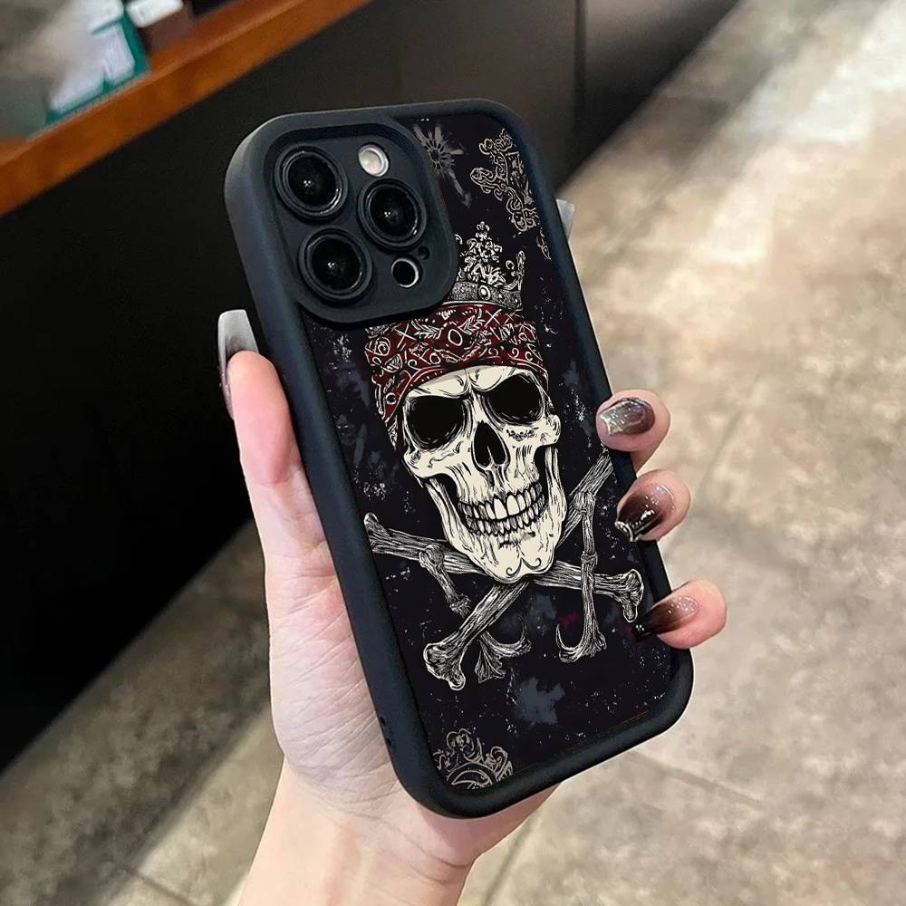 Skull pattern Phone Case For iPhone 17,16,15,14,13,12,11,Pro,Max,Plus,X,XS,SE4,E,Mini Black Thickened border Case 21 iPhone 16 ProMax
Skull pattern Phone Case For iPhone 17,16,15,14,13,12,11,Pro,Max,Plus,X,XS,SE4,E,Mini Black Thickened border Case 21 iPhone 16 ProMax