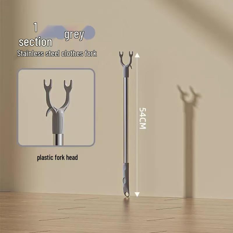 Collapsible Clothes Drying Rod - Extendable Pole with Clothes Hook for Dormitory Drying, Hanging, and Sun Drying.
Collapsible Clothes Drying Rod - Extendable Pole with Clothes Hook for Dormitory Drying, Hanging, and Sun Drying.