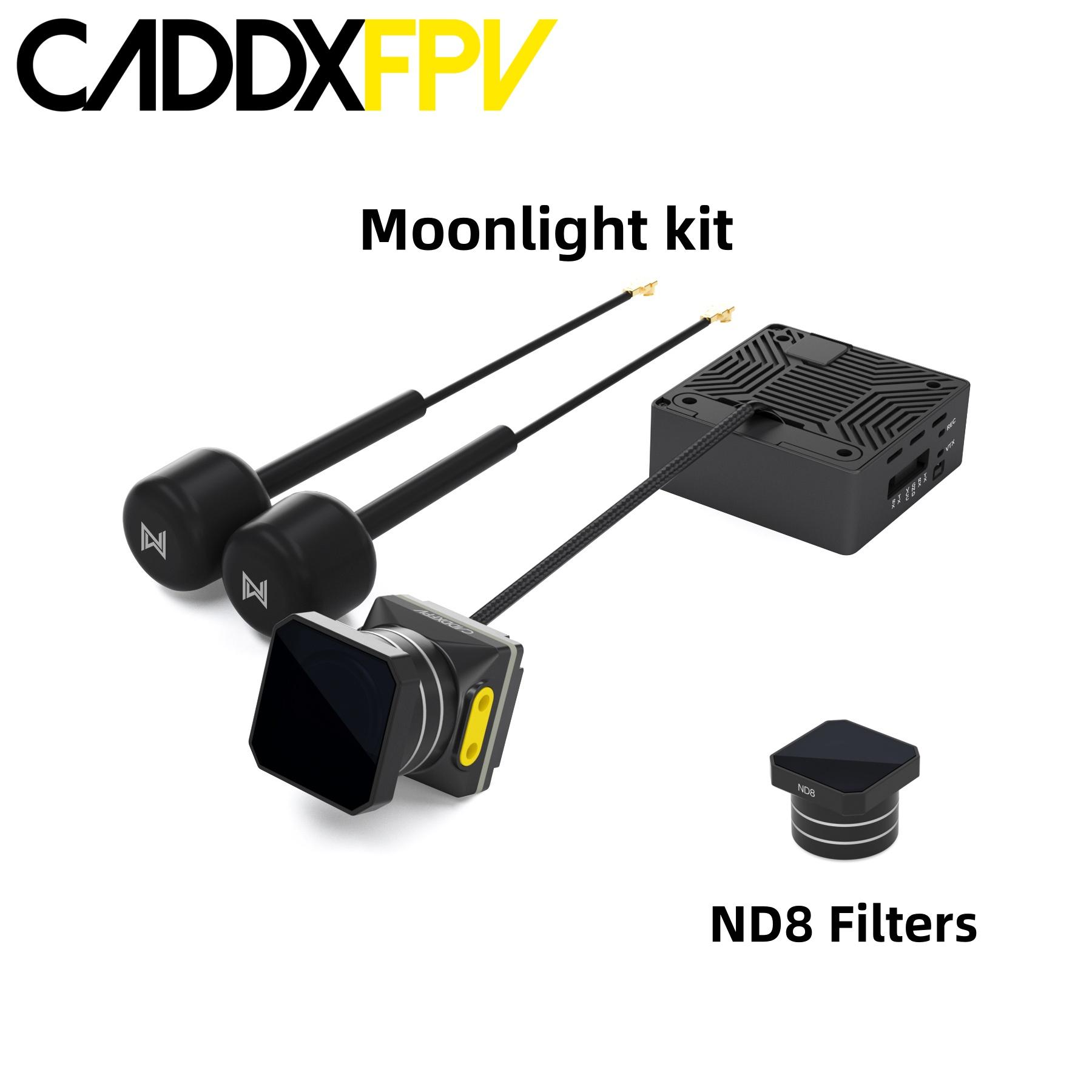 Caddx Walksnail Avatar Moonlight kit Starlight Sensor FPV Camera ND8 Filters 4k/60FPS Built-in EIS Gyroflow FOV 160° For Drone Moonlight Kit
Caddx Walksnail Avatar Moonlight kit Starlight Sensor FPV Camera ND8 Filters 4k/60FPS Built-in EIS Gyroflow FOV 160° For Drone Moonlight Kit