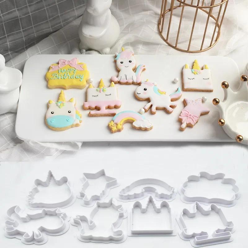 8Pcs Set Unicorn Cookie Cutter Biscuit Mold DIY Cute Cartoon Cake Pastry Fondant Mould Stamps Cutter Cake Decorating Making Tool
8Pcs Set Unicorn Cookie Cutter Biscuit Mold DIY Cute Cartoon Cake Pastry Fondant Mould Stamps Cutter Cake Decorating Making Tool