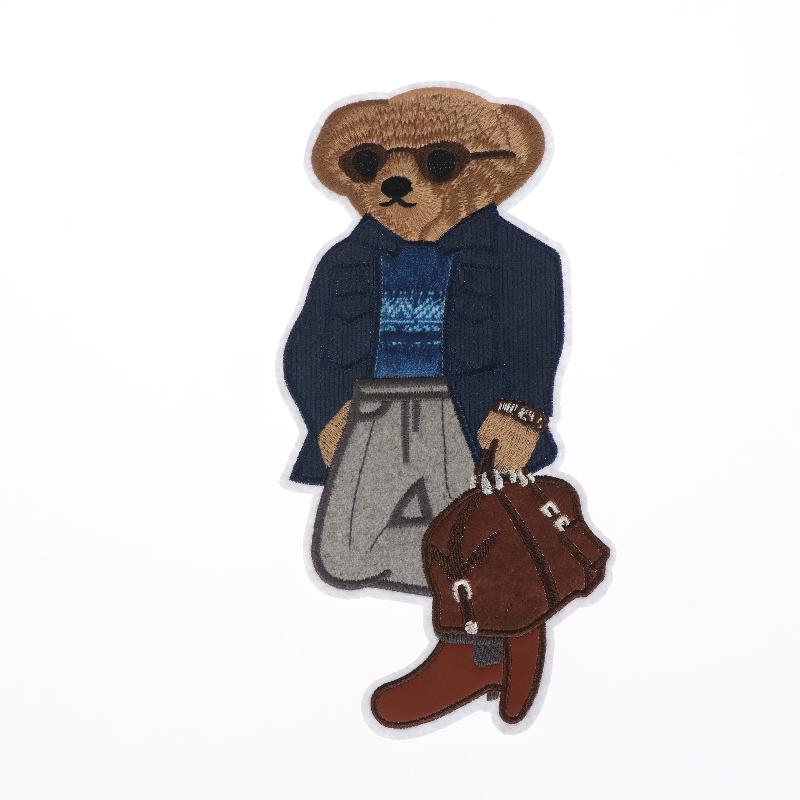 Handmade Bear Embroidery Patches, Sew-On DIY Craft Decorations, Apparel and Textile Accessories
Handmade Bear Embroidery Patches, Sew-On DIY Craft Decorations, Apparel and Textile Accessories