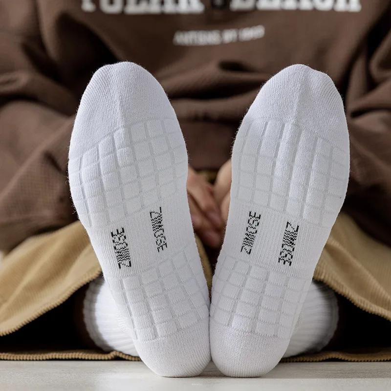 5pairs Socks Men s Cotton Deodorant Winter Towel Bottom with Velvet Mid-tube White Stockings Thickened Sports Basketball Socks
5pairs Socks Men s Cotton Deodorant Winter Towel Bottom with Velvet Mid-tube White Stockings Thickened Sports Basketball Socks