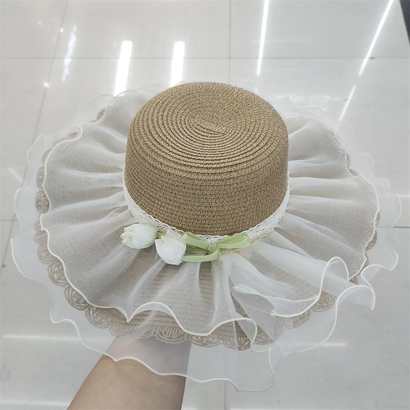spring hat girl French Lace Flower straw hat women beach hat women s big brim hat sun hat beach fedora vacation travel sun hat M 56-58
spring hat girl French Lace Flower straw hat women beach hat women s big brim hat sun hat beach fedora vacation travel sun hat M 56-58