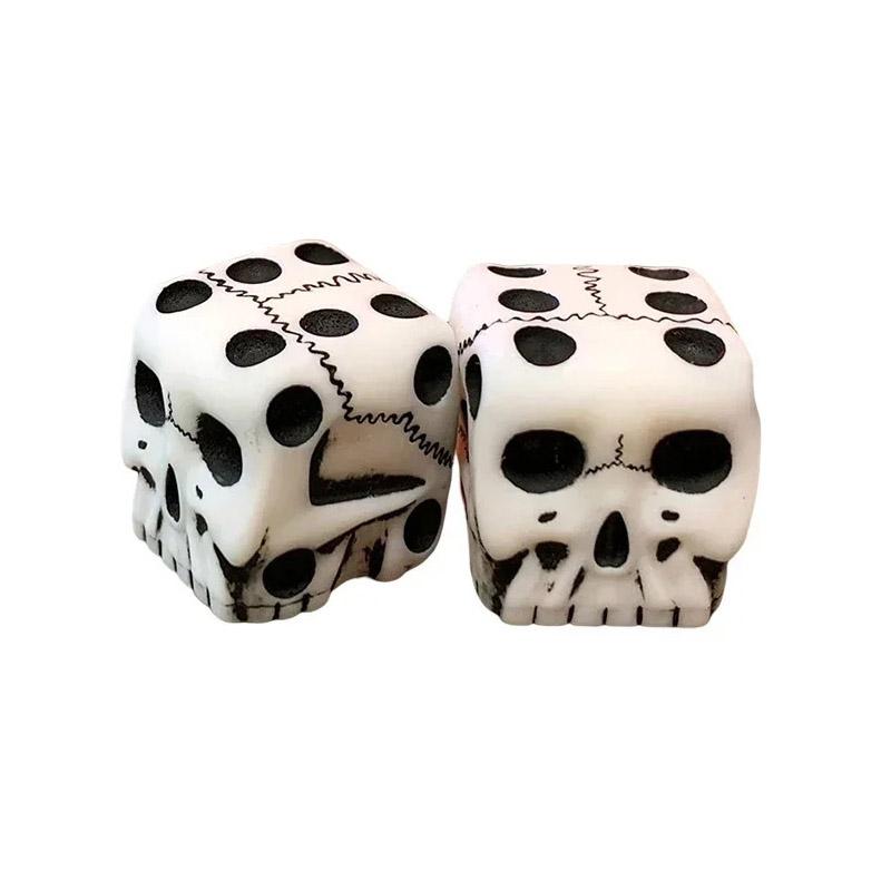 5 Pieces Skull Dice 6-Sided Bone Unique Gift Gamer Great For Role Playing Board Game, Halloween Table Games, Math Teaching
5 Pieces Skull Dice 6-Sided Bone Unique Gift Gamer Great For Role Playing Board Game, Halloween Table Games, Math Teaching