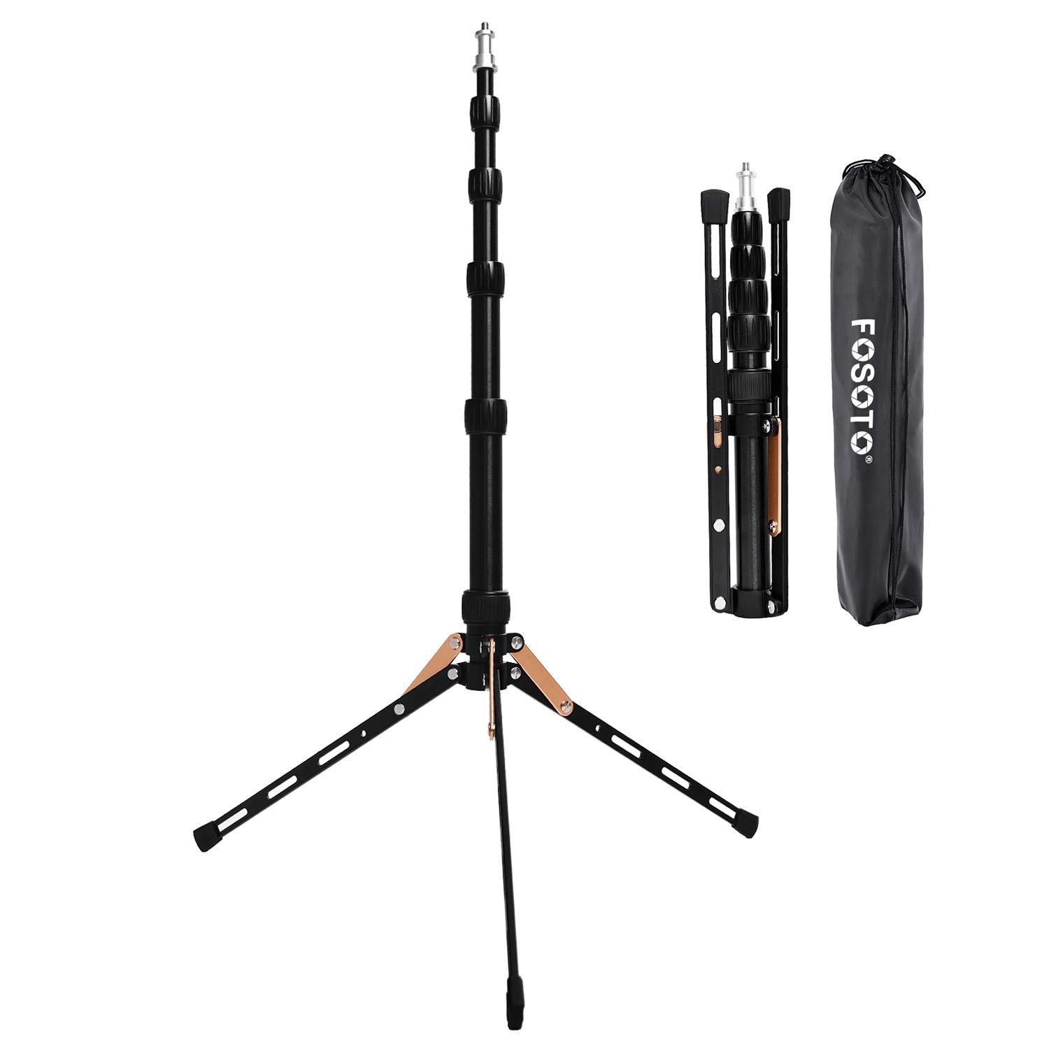 FOSOTO Compact Light Stand Mini Tripod Storage Length Aluminum Overall Height 123cm Lightweight Strobe Umbrella Photography Selfie Lighting Only чёрный
FOSOTO Compact Light Stand Mini Tripod Storage Length Aluminum Overall Height 123cm Lightweight Strobe Umbrella Photography Selfie Lighting Only чёрный