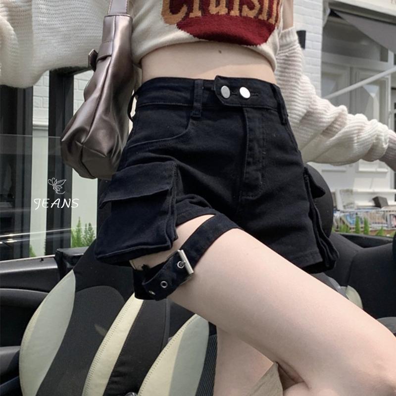 Summer Denim Shorts For Women 2026 Fashion Loose High-waisted Cargo Shorts Jeans Korean Spice Girl Simple Black Brown Sexy XL чорний
Summer Denim Shorts For Women 2026 Fashion Loose High-waisted Cargo Shorts Jeans Korean Spice Girl Simple Black Brown Sexy XL чорний