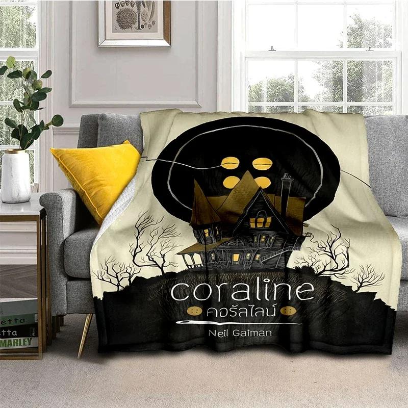 Coraline Animated Movie Throws Blanket Picnic Super Soft kawaii Blanket for Travel Bedding Couch Sofa Bed Blanket Birthday Gift 80x120cm
Coraline Animated Movie Throws Blanket Picnic Super Soft kawaii Blanket for Travel Bedding Couch Sofa Bed Blanket Birthday Gift 80x120cm