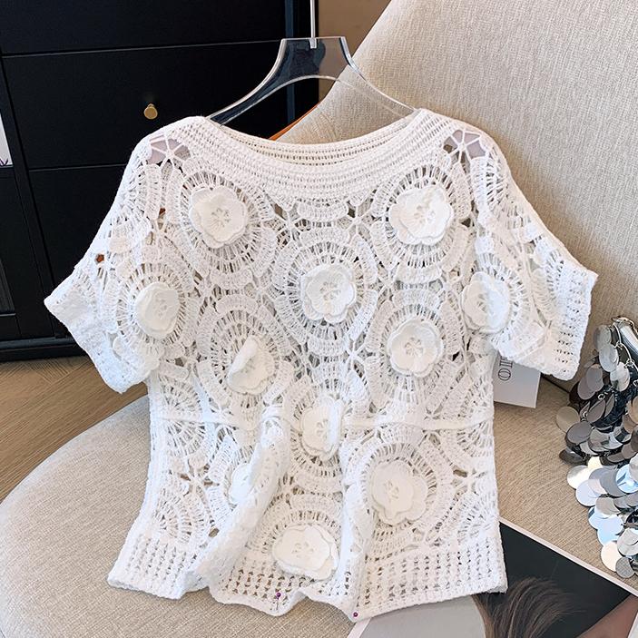 DIMANAF 2024 Новая кружевная летняя женская футболка с цветочным принтом, базовые модные топы с короткими рукавами, футболки, повседневные свободные белые футболки One Size белый
DIMANAF 2024 Новая кружевная летняя женская футболка с цветочным принтом, базовые модные топы с короткими рукавами, футболки, повседневные свободные белые футболки One Size белый