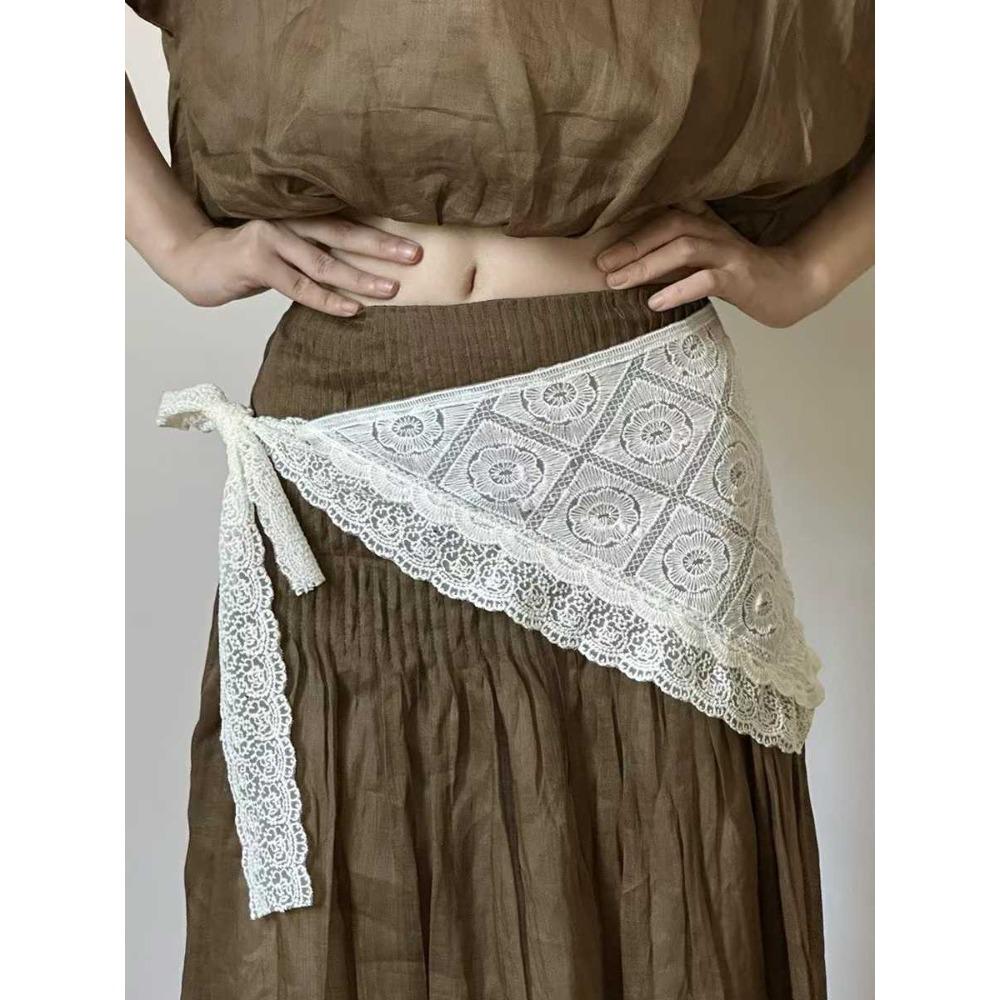 Lace Triangle Scarf Belt Women s Korean Premium Stacked Fart Curtain Jeans Accessories Apron Strap Shawl
Lace Triangle Scarf Belt Women s Korean Premium Stacked Fart Curtain Jeans Accessories Apron Strap Shawl