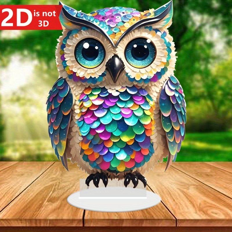 2D Owl Decoration - Creative shelf or window decor for home, office, or bird enthusiasts. чистый
2D Owl Decoration - Creative shelf or window decor for home, office, or bird enthusiasts. чистый