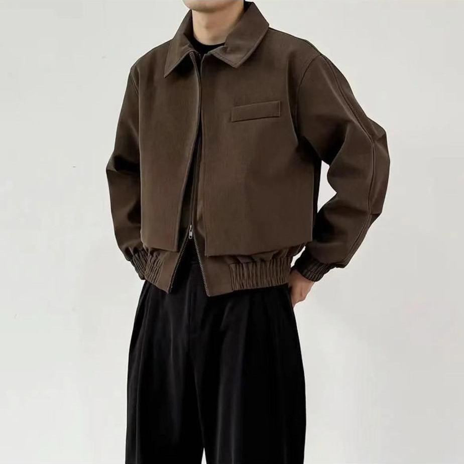 Men s Spring & Autumn Fashion Stand Collar Cardigan Sweater - American High Street Loose Fit Jacket M (suggested 95-110 jin) кавовий/коричневий
Men s Spring & Autumn Fashion Stand Collar Cardigan Sweater - American High Street Loose Fit Jacket M (suggested 95-110 jin) кавовий/коричневий