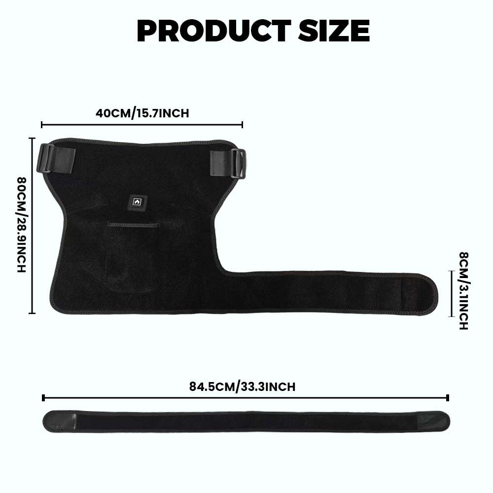 660nm Red Light Hip Heating Pad Outdoor Sports Support Brace for Sciatica Relief Hot Compress Thigh Buttock Warmer Strap Plug in чорний
660nm Red Light Hip Heating Pad Outdoor Sports Support Brace for Sciatica Relief Hot Compress Thigh Buttock Warmer Strap Plug in чорний