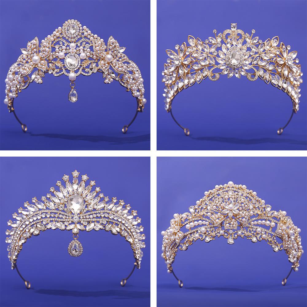 Bridal Crown European Wedding Crystal Hair Accessories, Wedding Accessories Baroque Luxury Wedding Dress Crown
Bridal Crown European Wedding Crystal Hair Accessories, Wedding Accessories Baroque Luxury Wedding Dress Crown