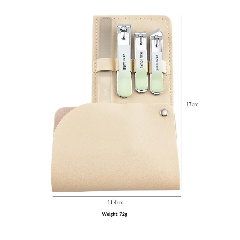 4/10/12 Pieces Manicure Set with Portable Leather Case and Nano Nail File - Fingernails & Toenails Clippers for Nail Care
4/10/12 Pieces Manicure Set with Portable Leather Case and Nano Nail File - Fingernails & Toenails Clippers for Nail Care