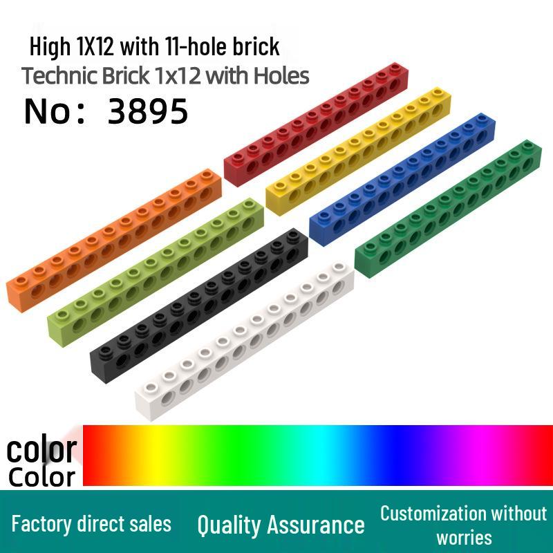 DIY Puzzle Educational Building Blocks: 11-Hole 1x12 Brick MOC Assembly Parts for Kids 0.1kg (approx. 23pcs)
DIY Puzzle Educational Building Blocks: 11-Hole 1x12 Brick MOC Assembly Parts for Kids 0.1kg (approx. 23pcs)