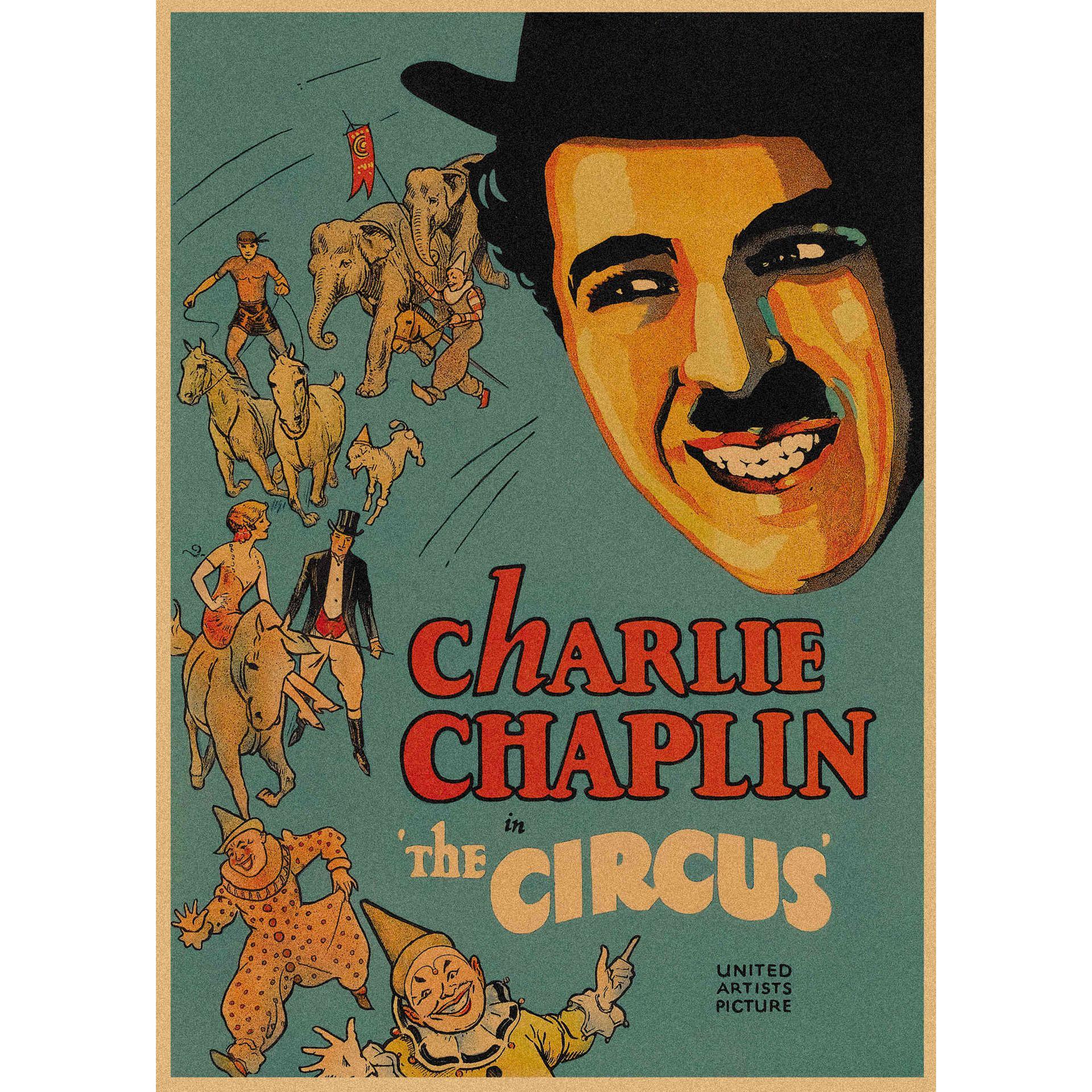 Chaplin Retro Kraft Paper Poster - City Lights & Modern Times Decorative Wall Art 29.7X42cm (A3 size)
Chaplin Retro Kraft Paper Poster - City Lights & Modern Times Decorative Wall Art 29.7X42cm (A3 size)