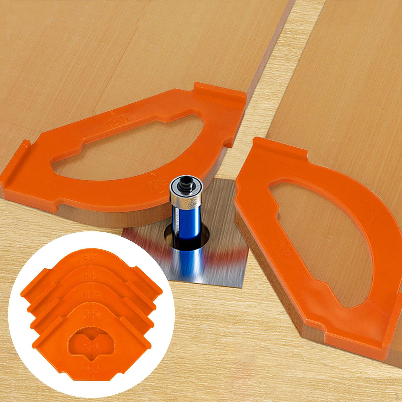4 -piece Branches Router Templates Routing of High Hardness Portable Corner to Cut Picture помаранчевий
4 -piece Branches Router Templates Routing of High Hardness Portable Corner to Cut Picture помаранчевий