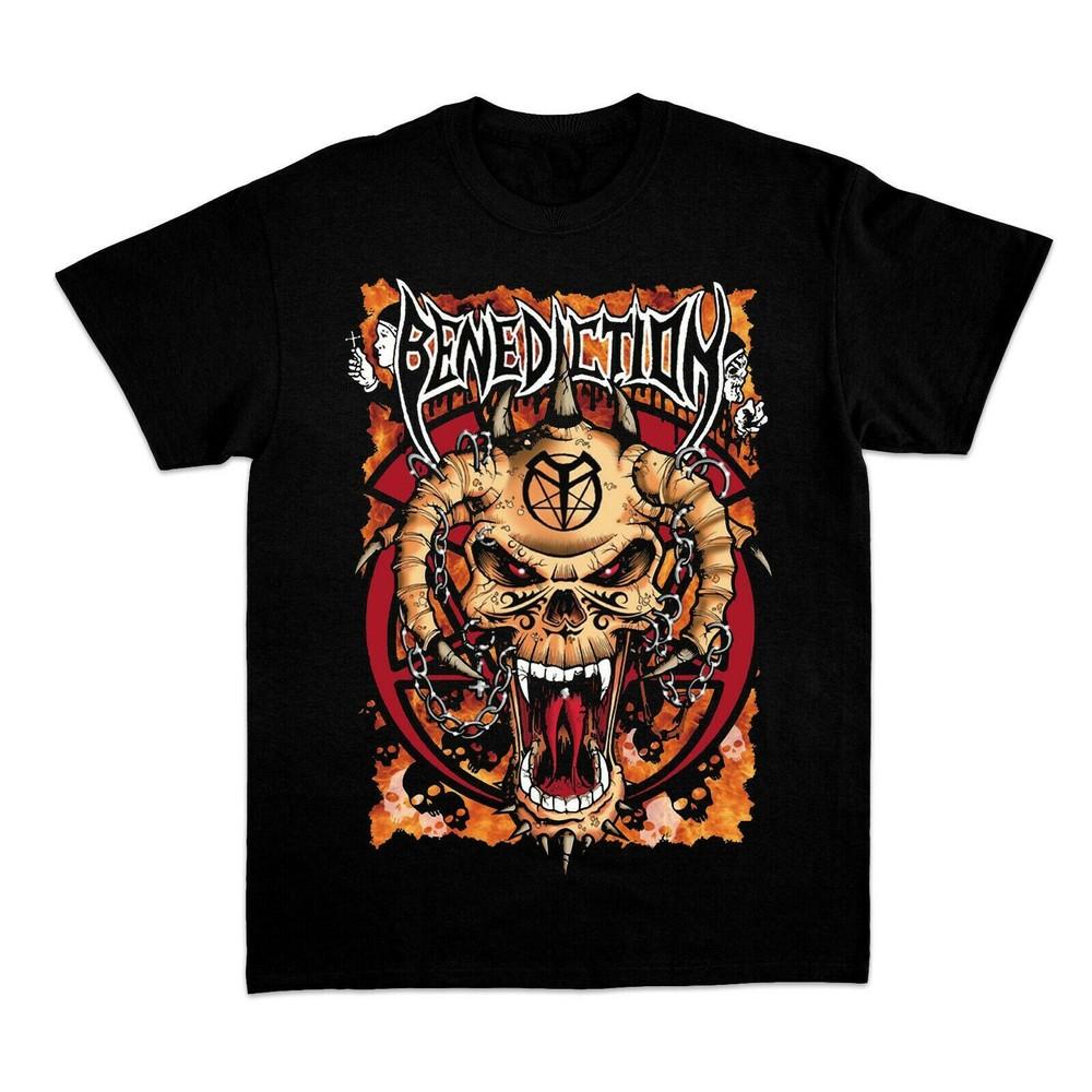 Benediction Skull Red Tour Cotton Black Unisex All Size Tshirt AG178 Unisex T-Shirt S
Benediction Skull Red Tour Cotton Black Unisex All Size Tshirt AG178 Unisex T-Shirt S