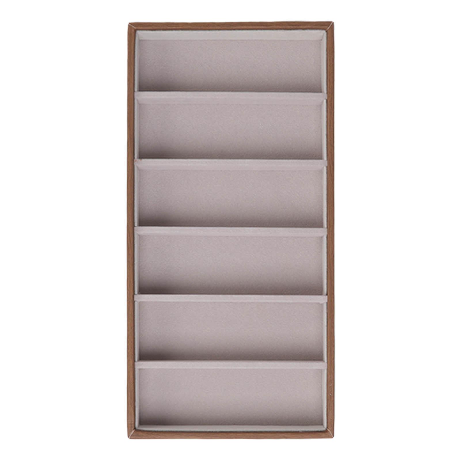 Eyeglass Display Organizer Wood Grain 6 Compartments Glasses Display Tray Sunglasses Storage Cases
Eyeglass Display Organizer Wood Grain 6 Compartments Glasses Display Tray Sunglasses Storage Cases
