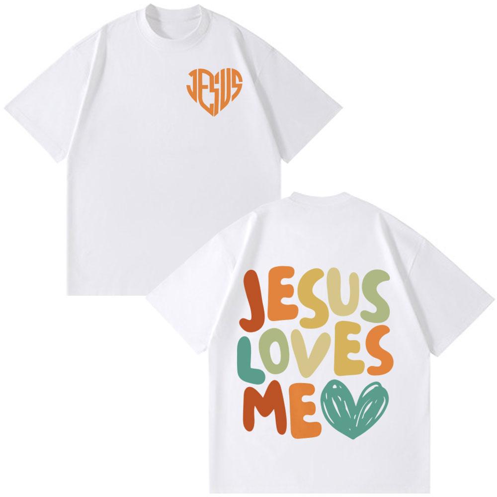 Jesus Loves Me Christian Vintage Graphic Tees Unisex Women Loose Casual T Shirt Shortsleeved Cotton Oversized Tshirts Streetwear 4XL
Jesus Loves Me Christian Vintage Graphic Tees Unisex Women Loose Casual T Shirt Shortsleeved Cotton Oversized Tshirts Streetwear 4XL