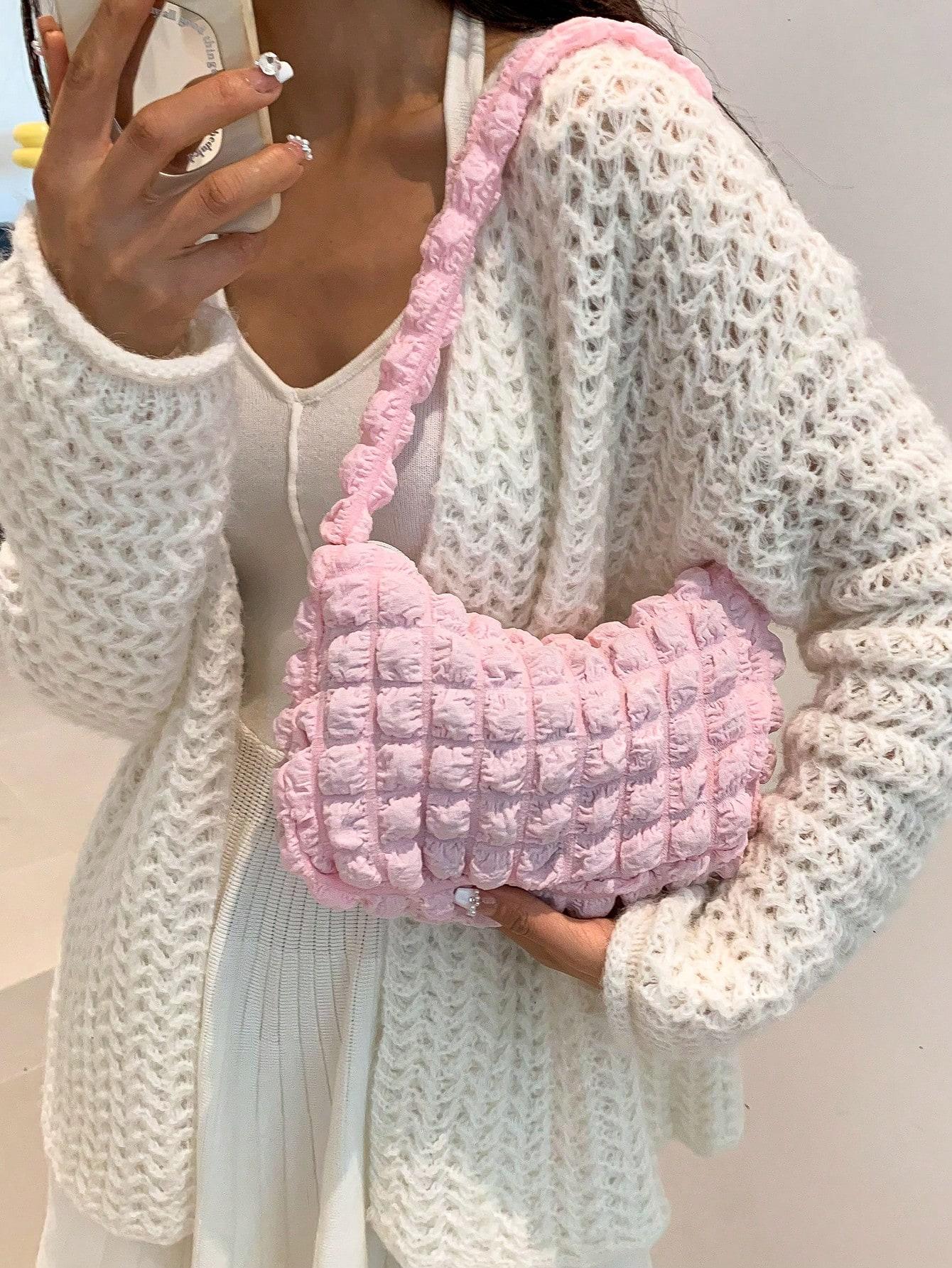 Стильная розовая сумка через плечо ручной работы – модная повседневная сумка для повседневных нарядов и покупок
Стильная розовая сумка через плечо ручной работы – модная повседневная сумка для повседневных нарядов и покупок