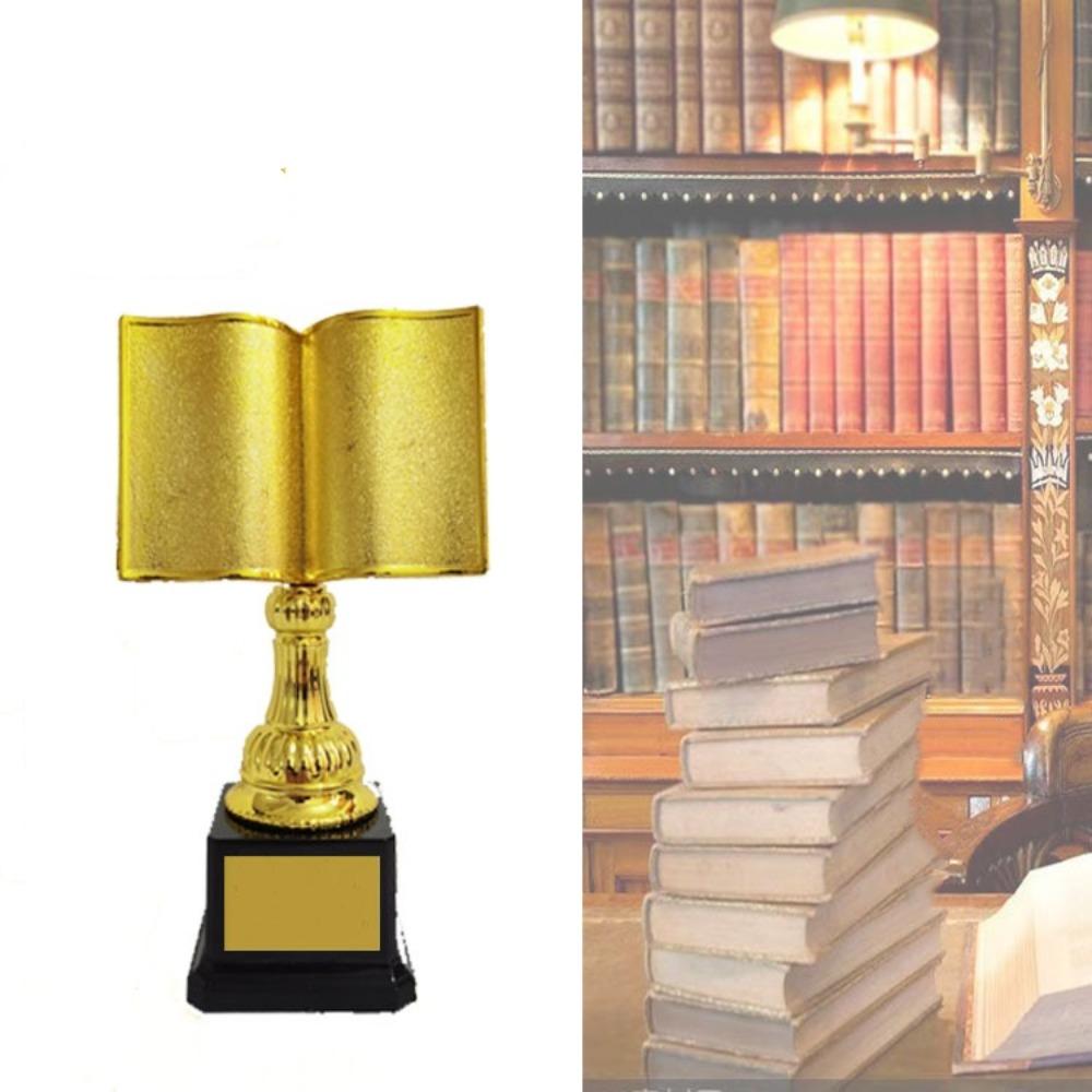 Book Shaped Gold Awards Trophy Plastic Winner Award Trophy Toy Learning Award Gift
Book Shaped Gold Awards Trophy Plastic Winner Award Trophy Toy Learning Award Gift