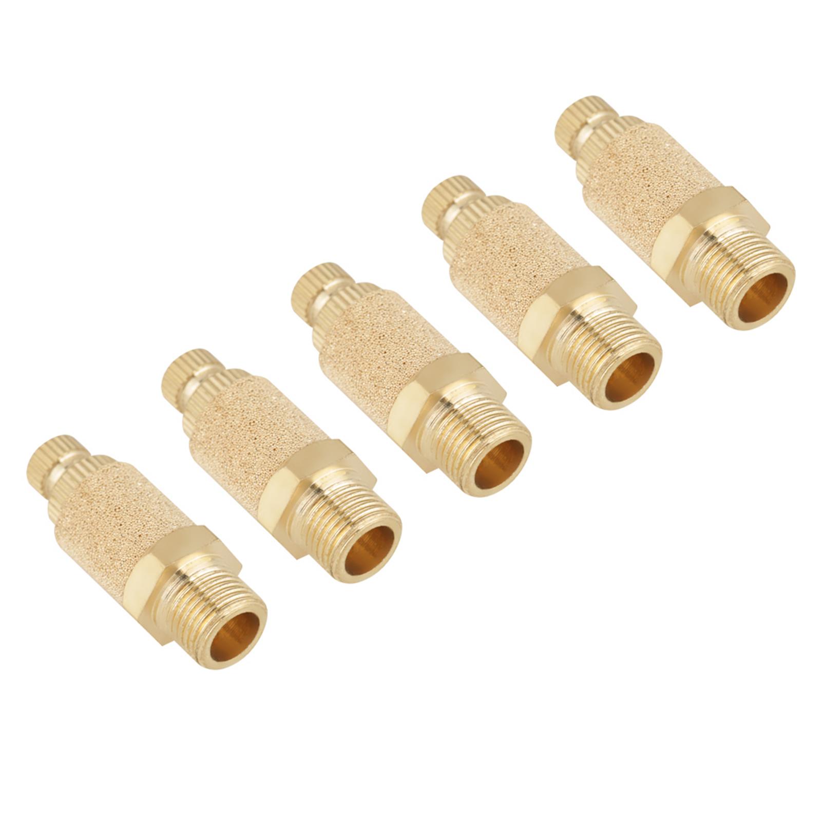 5pcs set Brass Pneumatic Muffler Silencer Air Flow Speed Control 1 8 BSP Valve
5pcs set Brass Pneumatic Muffler Silencer Air Flow Speed Control 1 8 BSP Valve
