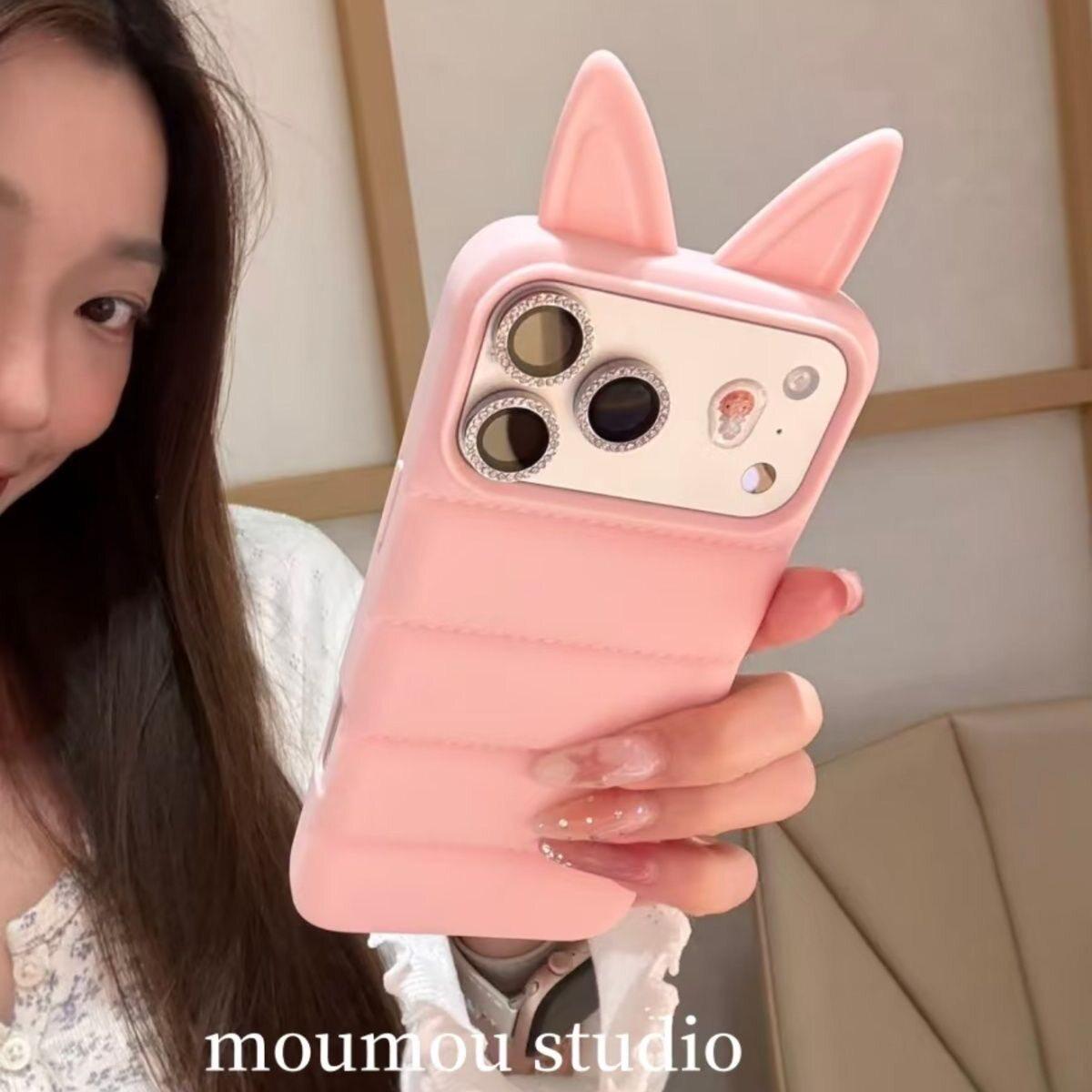 3D Cat Ear Jacket Anti-Fall Case for iPhone 15/17/16 Pro Max iPhone 15 Pro Max
3D Cat Ear Jacket Anti-Fall Case for iPhone 15/17/16 Pro Max iPhone 15 Pro Max