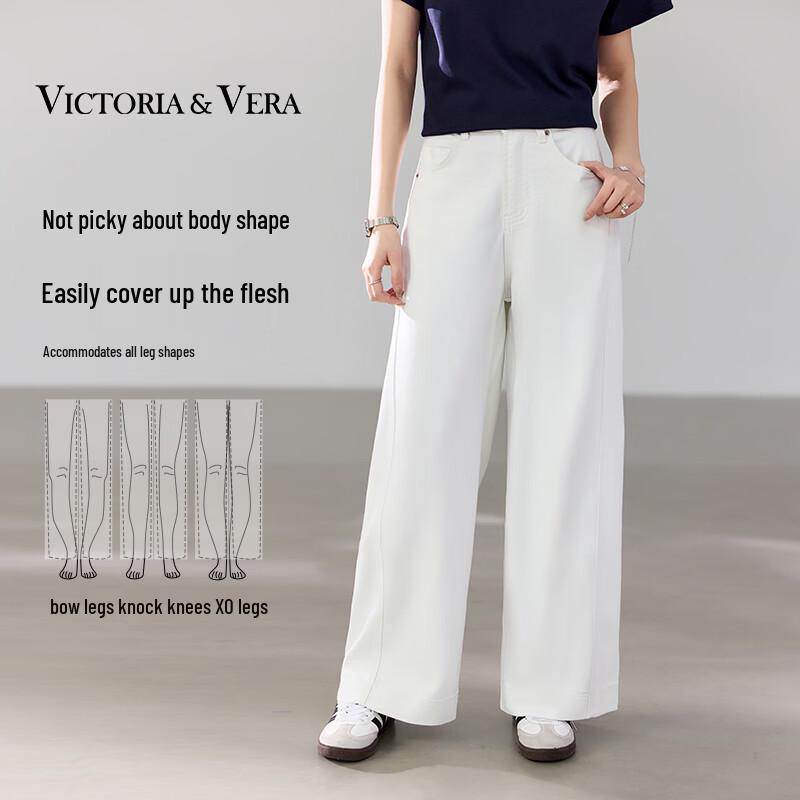 VICTORIA&VERA Women s High-Waist Wide-Leg Denim Pants V1011K07 S
VICTORIA&VERA Women s High-Waist Wide-Leg Denim Pants V1011K07 S