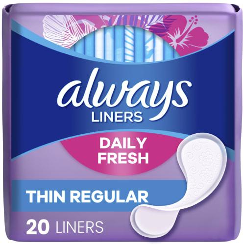 Always, Twin Dailies, Standard, 20 Count
Always, Twin Dailies, Standard, 20 Count