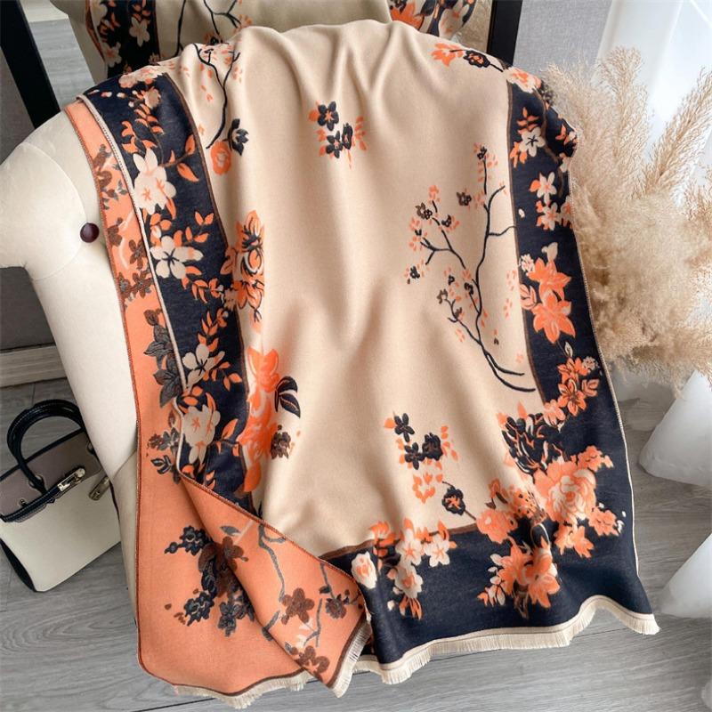 Vintage elegant mother scarf winter travel photo keeping warm pulled shawl office cold blanket 180x65cm оранжевый
Vintage elegant mother scarf winter travel photo keeping warm pulled shawl office cold blanket 180x65cm оранжевый