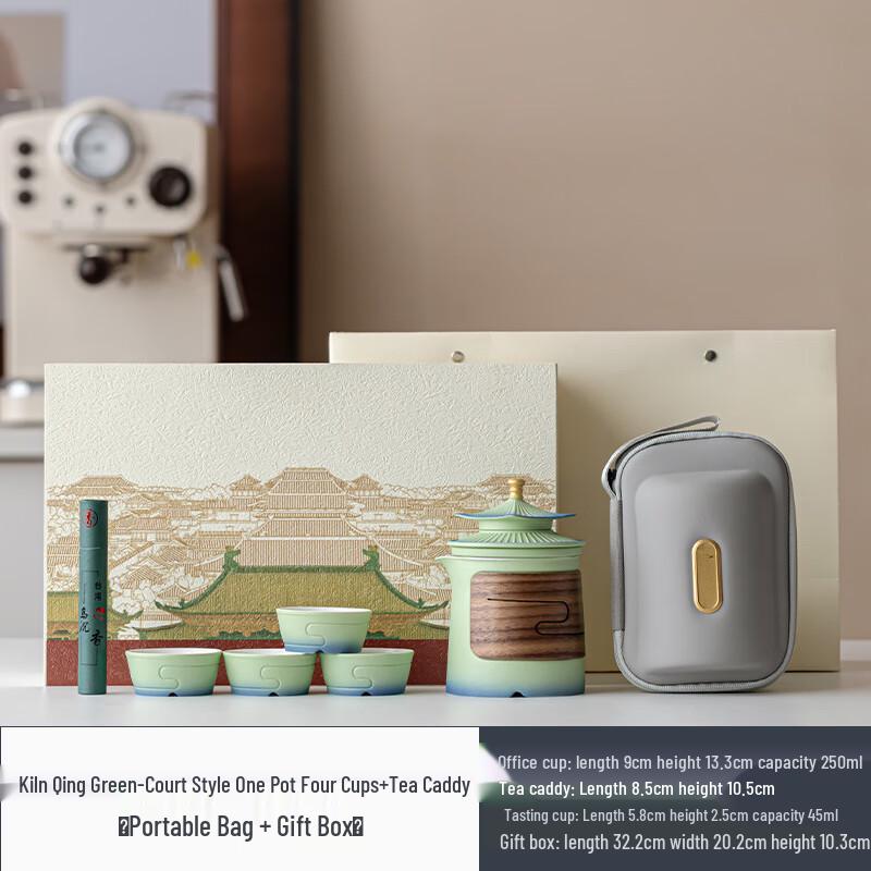 LISM Palace Museum Style Ceramic Travel Tea Set Gift
LISM Palace Museum Style Ceramic Travel Tea Set Gift